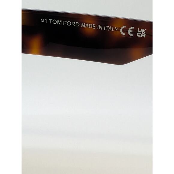 AUTH Tom Ford Cat Eye Oversized Frames – Tortoise & Orange – New - Picture 7 of 8